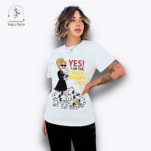 T-SHIRT SNOOP YES - BRANCO