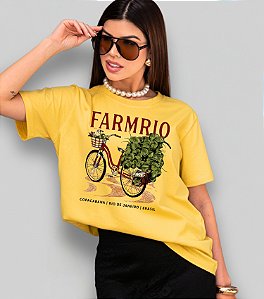 T-SHIRT COPACABANA RJ BRASIL - AMARELO