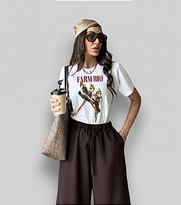T-SHIRT CALOPSITA FARM - BRANCO