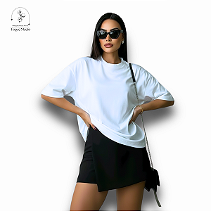 OVERSIZED UNISSEX BRANCA BASICA