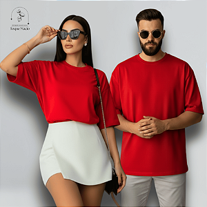 OVERSIZED UNISSEX VERMELHO BASICO