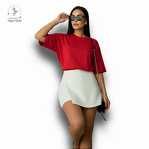 OVERSIZED UNISSEX VERMELHO BASICO
