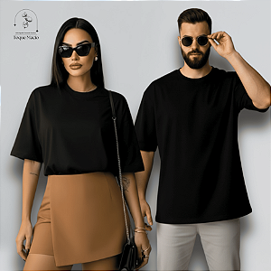 OVERSIZED UNISSEX PRETO BASICA
