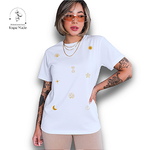 T-SHIRT ELEMENTOS - BRANCO