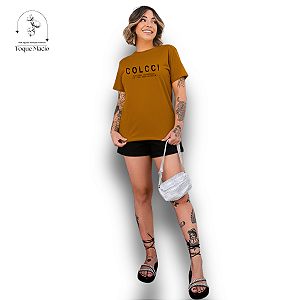 T-SHIRT COLCCI REVOLUTION - MOSTARDA