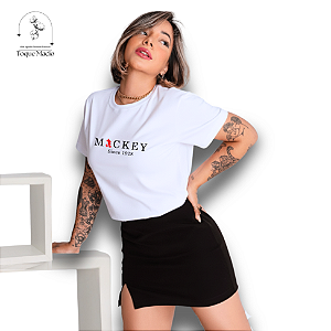 T-SHIRT MICKEY SINCE 1928 - BRANCO