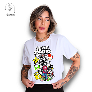 T-SHIRT MARIO 2025 - BRANCO