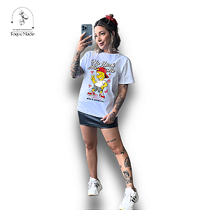 T-SHIRT BART LUCK - BRANCO