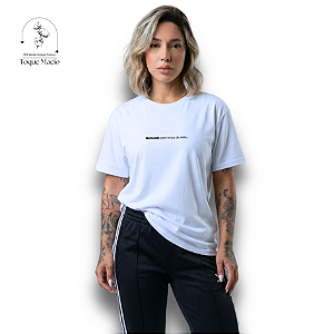 T-SHIRT MOTIVADO PELA FORÇA DO ODIO - BRANCO