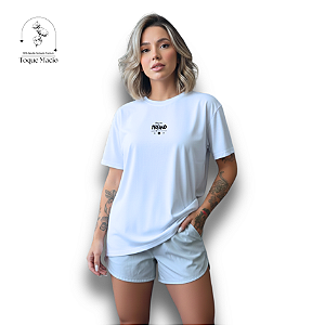 T-SHIRT PLAY NO TREINO - BRANCO