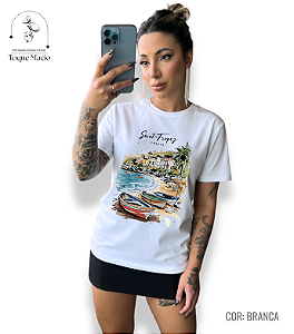 T-SHIRT SAINT TROPEZ - BRANCO