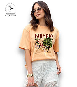 T-SHIRT COPACABANA RJ BRASIL - LARANJA