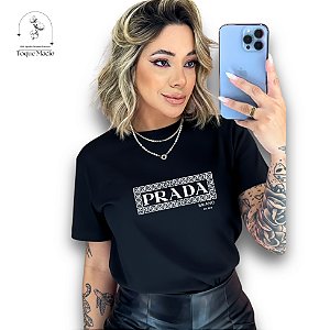 T-SHIRT PRADA 2026 - PRETO