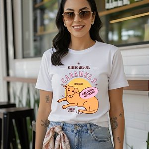 T-SHIRT PODE CHEGAR, NÃO MORDE - BRANCO