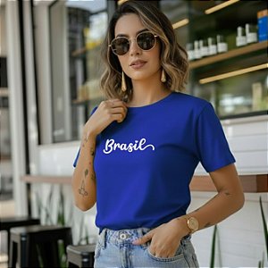 T-SHIRT BRASIL 2026 - AZUL
