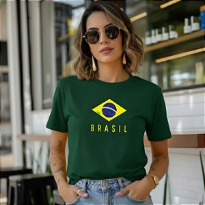 T-SHIRT BRASIL SIL - VERDE
