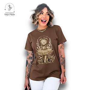 T-SHIRT URSINHA VINTAGE - MARROM