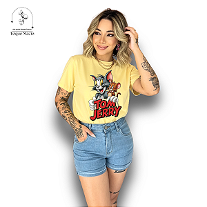T-SHIRT TOM E JERRY 2026 - AMARELO