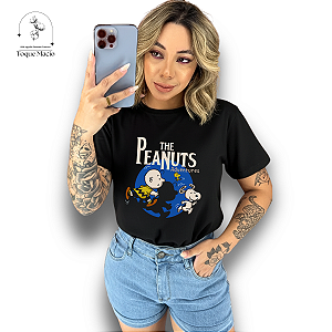 T-SHIRT THE PEANUTS - PRETO