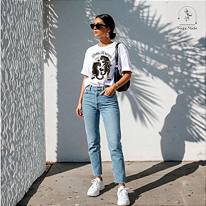 T-SHIRT DARK FEMININE - BRANCO