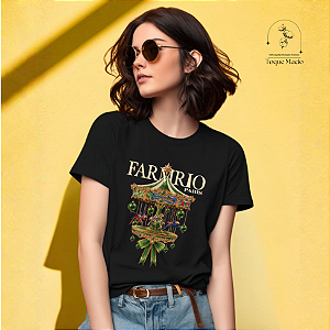 T-SHIRT FARM RIO PARIS - PRETO