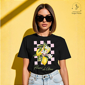 T-SHIRT LEMON FRESH - PRETO