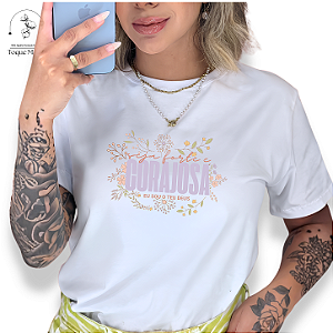 T-SHIRT CORAJOSA CRISTÃ - BRANCO
