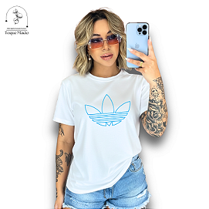T-SHIRT ADIDAS CONTORNO BLUE - BRANCO