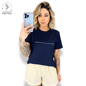 T-SHIRT TOMMY TRAD - AZUL M.