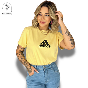 T-SHIRT ADIDAS NEW - AMARELO