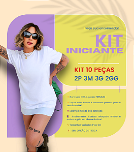 KIT INICIANTE 10 PEÇAS - VARIADAS