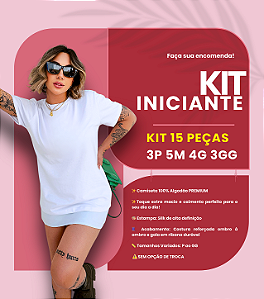 KIT INICIANTE 15 PEÇAS - VARIADAS