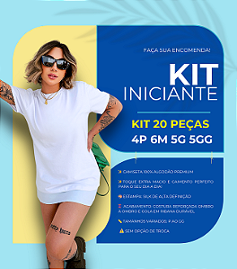 KIT INICIANTE 20 PEÇAS - VARIADAS