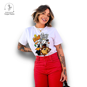 T-SHIRT LOONEY TUNES 2026 - BRANCO