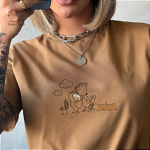 T-SHIRT POOH - CAPUCCINO