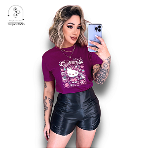 T-SHIRT HELLO KITTY - FUCSIA