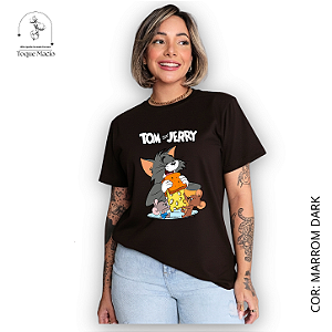 T-SHIRT TOM AND JERRY SANDUICHE - DARK