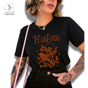 T-SHIRT FEAR - PRETO