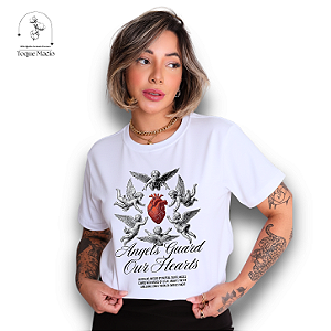 T-SHIRT ANGELS GUARD - BRANCO
