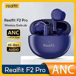 Fone bluetooth Realfit F2 Pro ANC - Cancelamento de Ruído Ativo