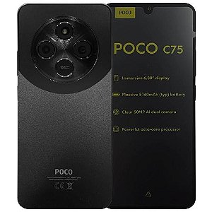 Xiaomi Poco C75 Dual Sim 256 Gb 8 Gb Ram Preto