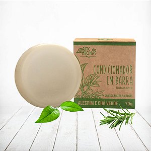 Condicionador em Barra Alecrim e Chá Verde Arte dos Aromas 70g