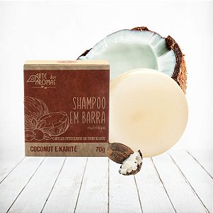 Shampoo em Barra Coconut e Karité Arte dos Aromas 70g