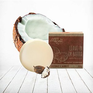 Leave-in em Barra Coconut e Karité 50g