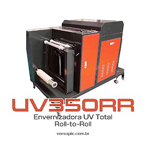 Envernizadora UV Total de Alta Produção roll-to roll  UV350RR