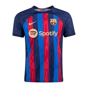 Camisa Barcelona I 2022/23 Azul e Vermelha - Nike - Masculino