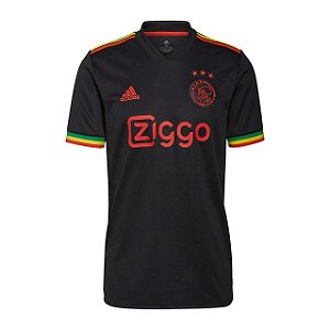 Camisa Ajax 2021/22 Preta Reggae - Adidas - Masculino