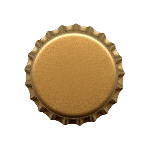 Tampinha Pry-Off Dourada - 29mm