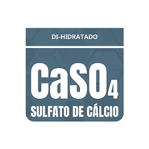 Sulfato de Cálcio Dihidratado - Alimentício - (CaSO4) - 50g