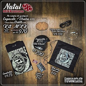 Kit MXK: Capacetes + Brindes
